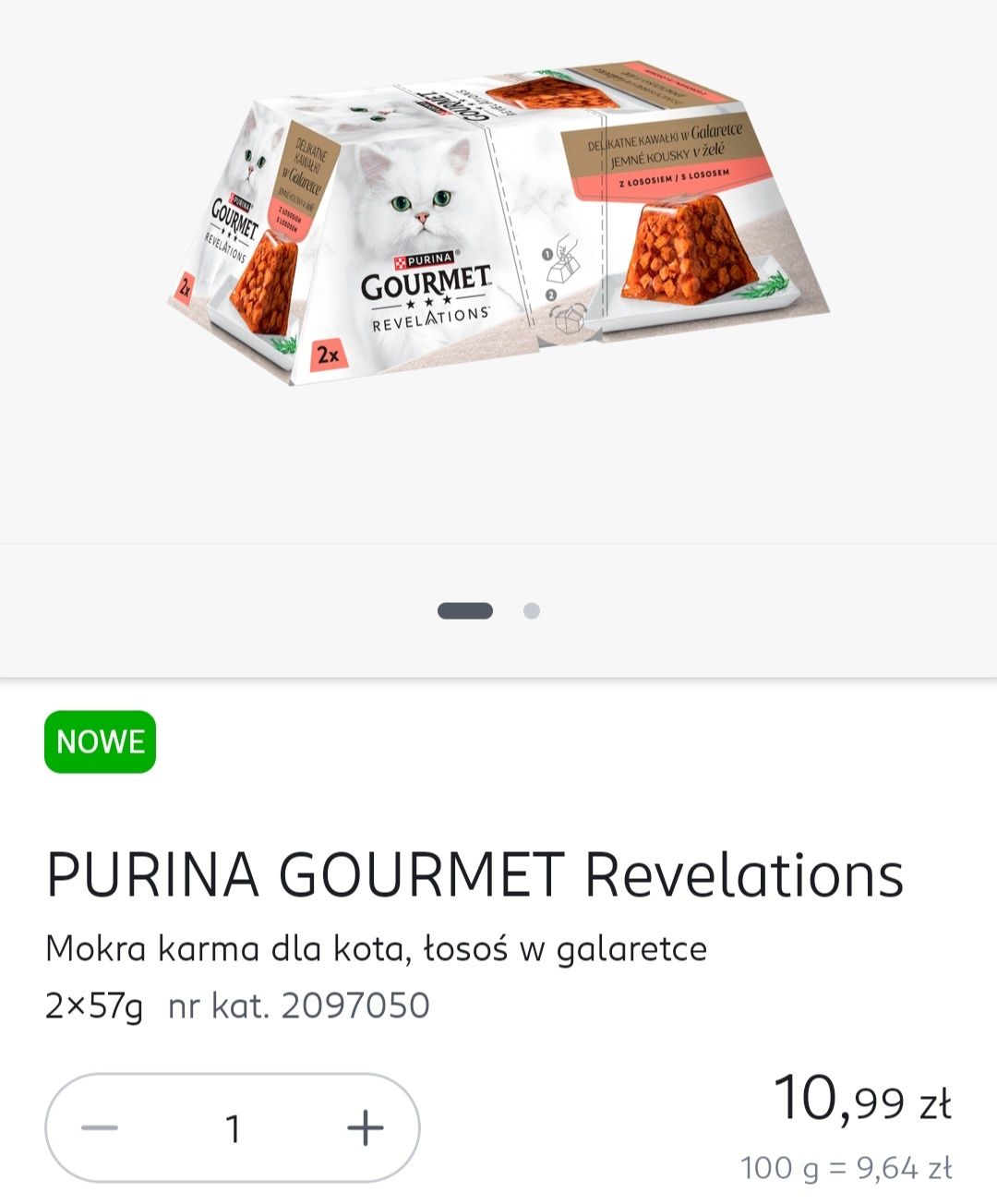 Purina GOURMET mokra karma dla kota 3x łosoś,2xkurczak gratis butchers