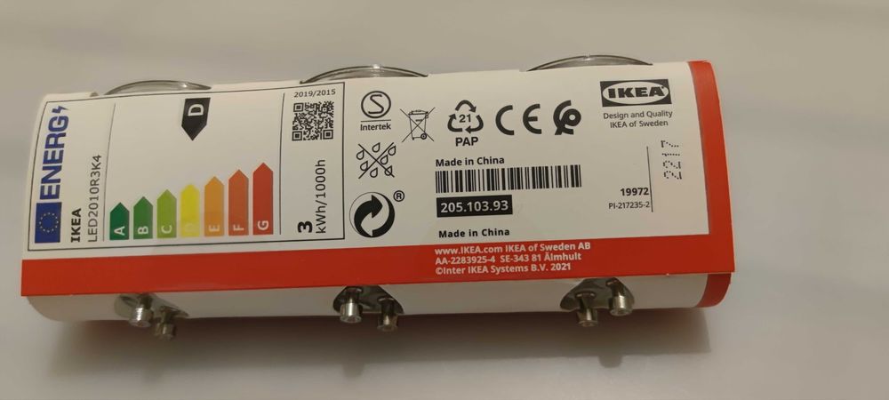 8 Lâmpadas LED GU10 IKEA, iluminação regulável s/fios *4€*