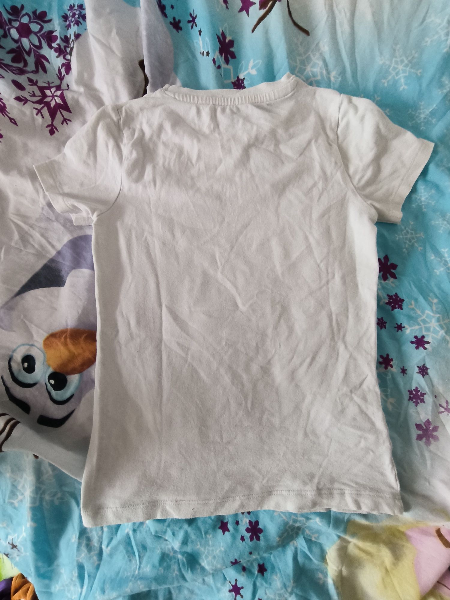 Bluzka koszulka krótki rękaw T-shirt z obracanymi cekinami
