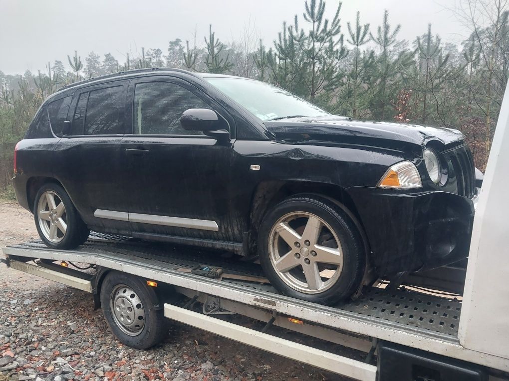 Części jeep compass silnik skrzynia drzwi zderzak klapa maska szyba