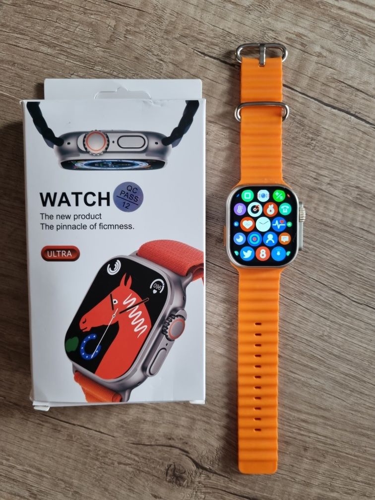 Smartwatch Ultra pomarańczowy