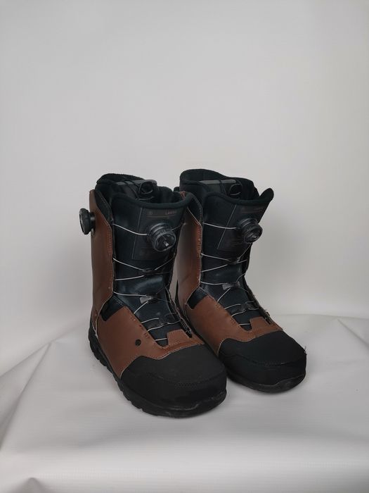 Czarno brązowe buty snowboardowe Ride boa