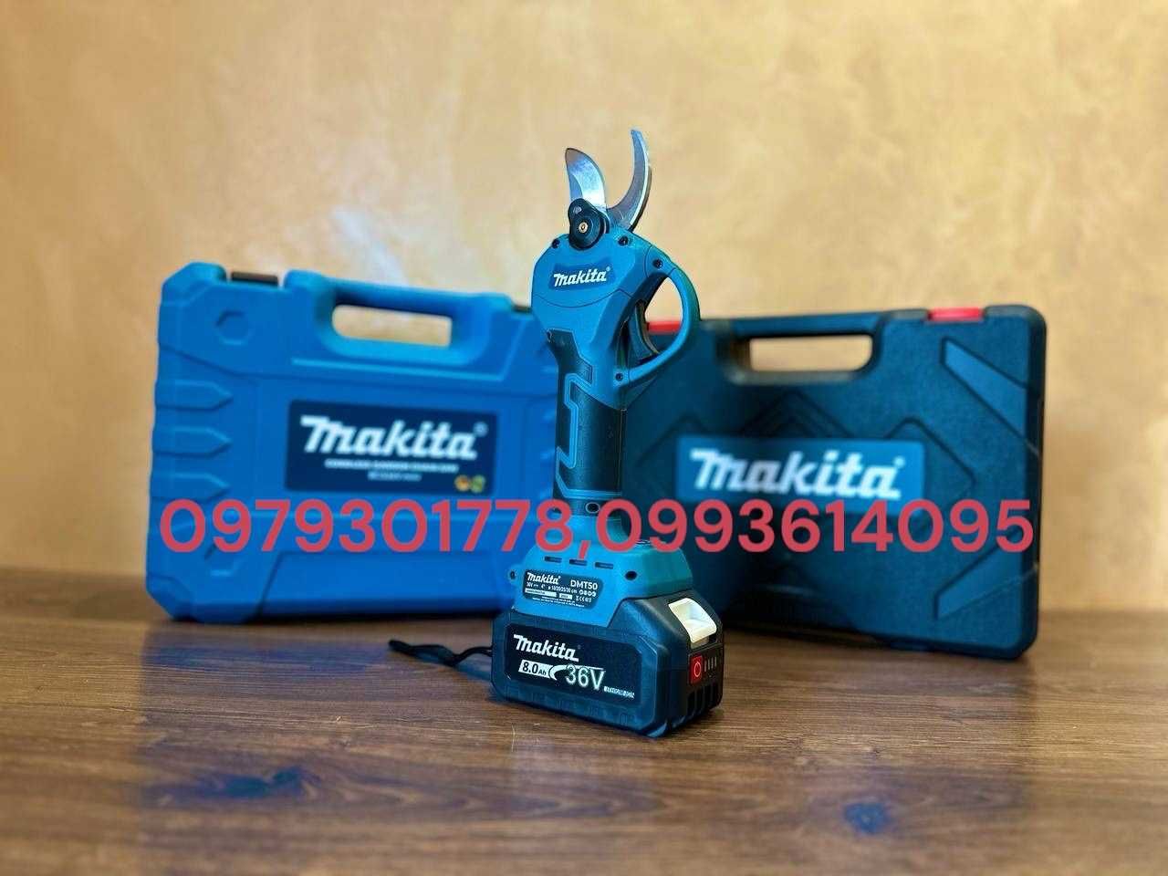 2/1 Makita Акумулятоний Сікатор DMT50 + Міні пилка BCS36V Сучкоріз 8A