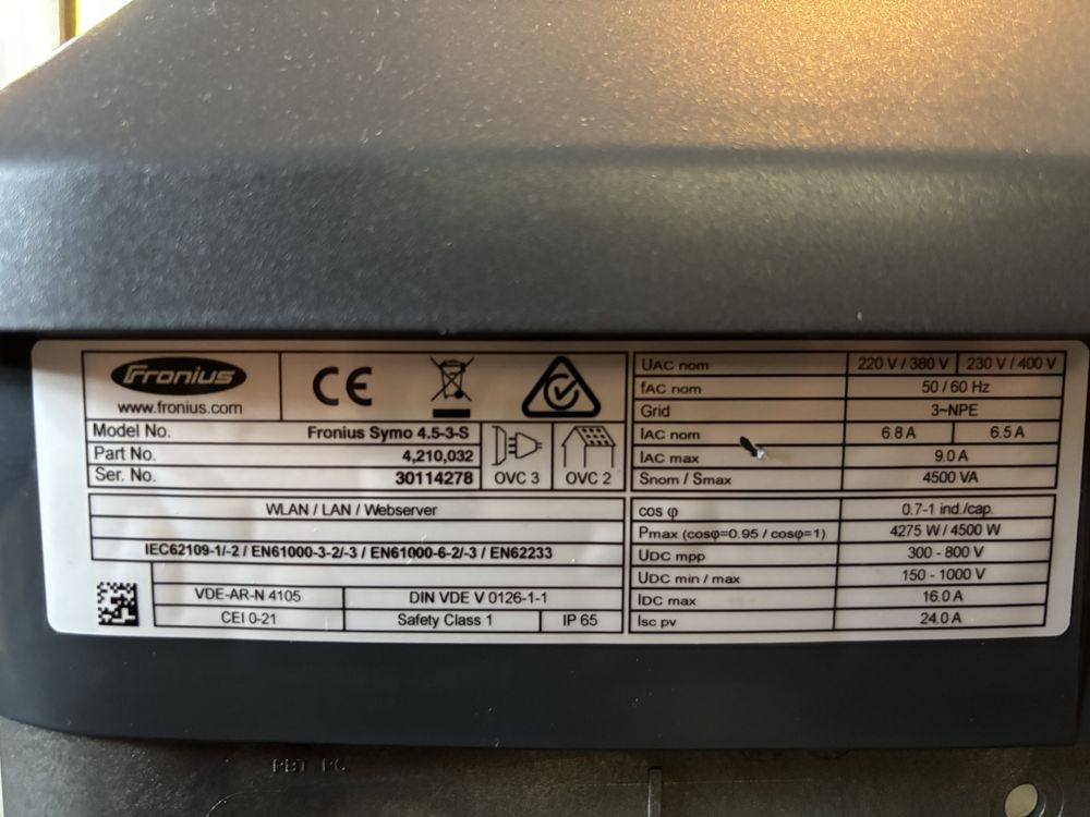Falownik Fronius 4.5-3-S