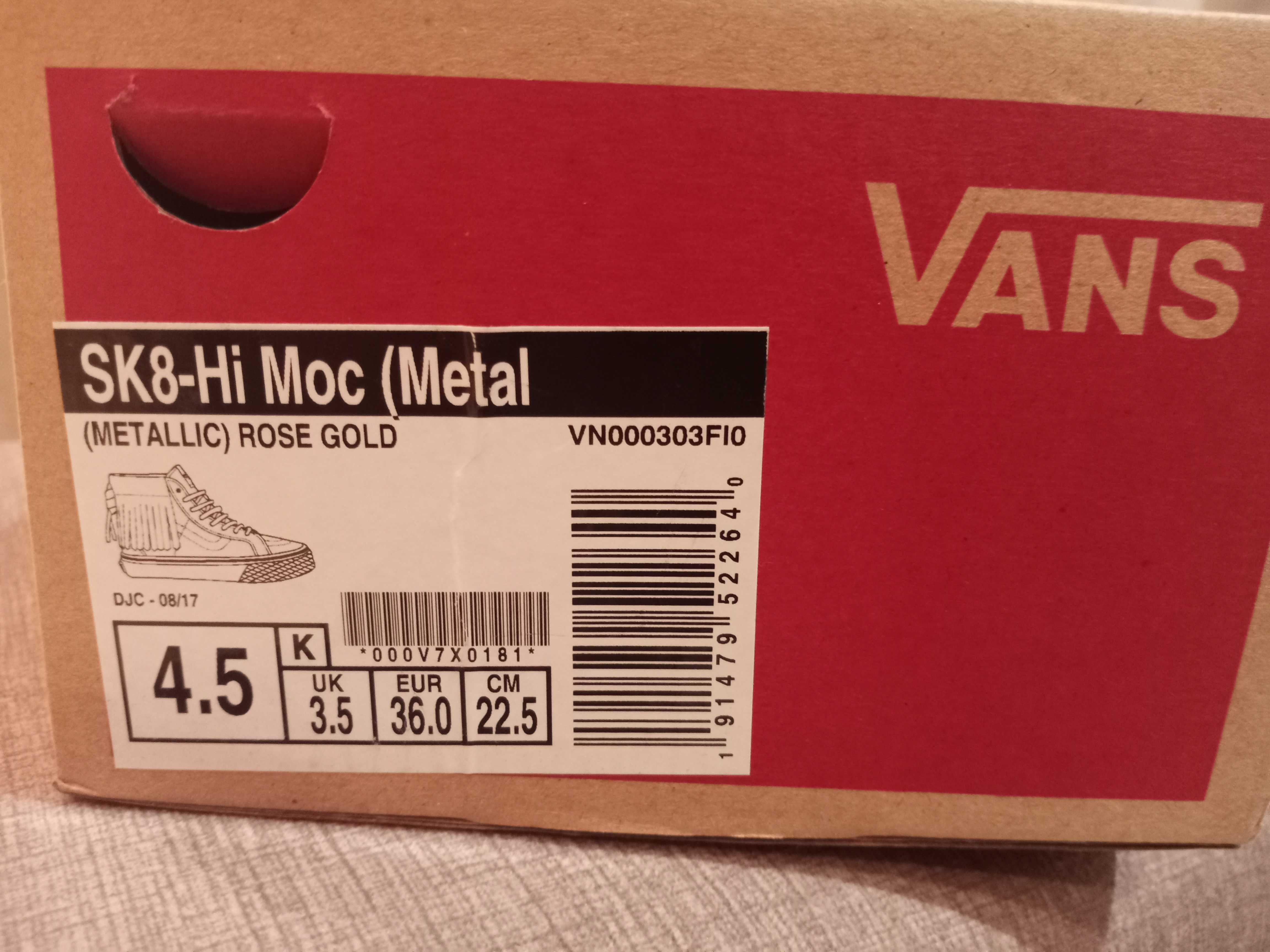 Vans Ténis Ski8-Hi moc (metal)