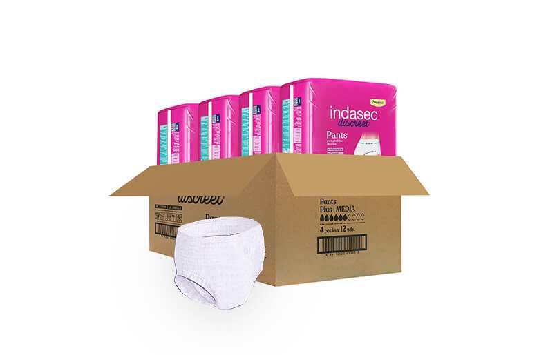 Fraldas Cueca Indasec Plus Tam L (12UN)