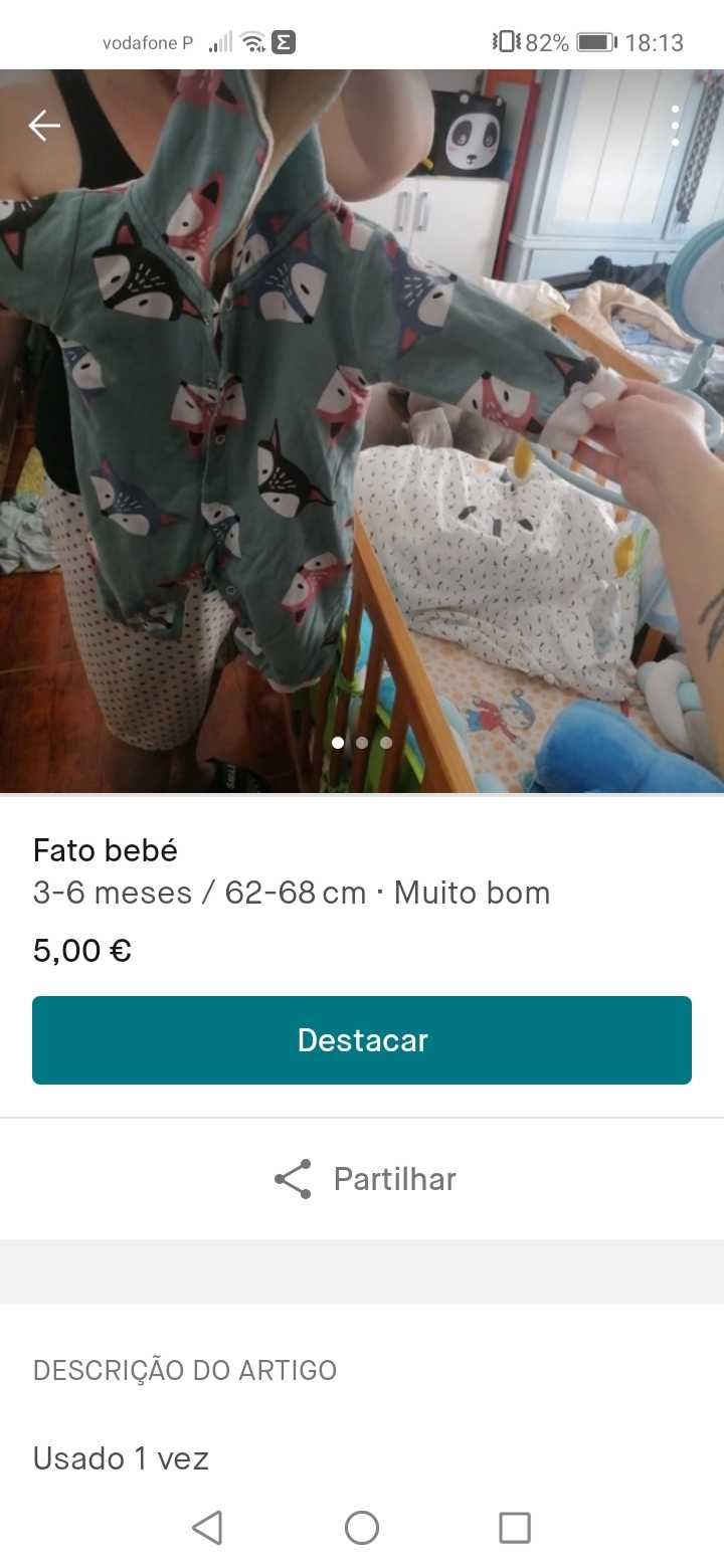 Roupas variadas mulher e bebé