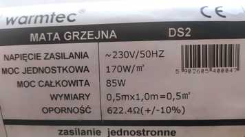 Nowa mata grzejna powierzchnia 0,5 mx1,0 m=0,5 m2