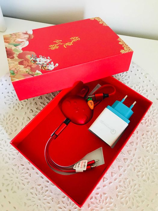 Kabel ładowarka 3w1 Micro USB typ C ładowarka kabel do iPhone Samsung