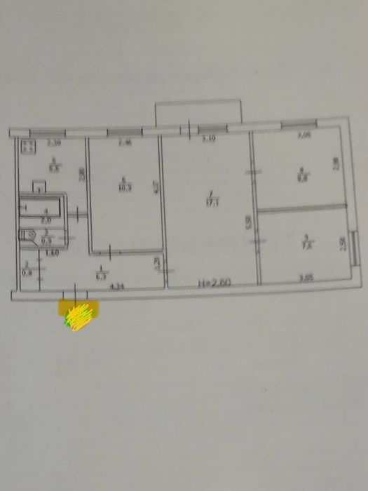 Продам 4 ккв в центре Чугуева, 4 эт