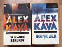 Alex Kava - komplet 2 ksiazek „Dotyk zla” i „W ulamku sekundy”