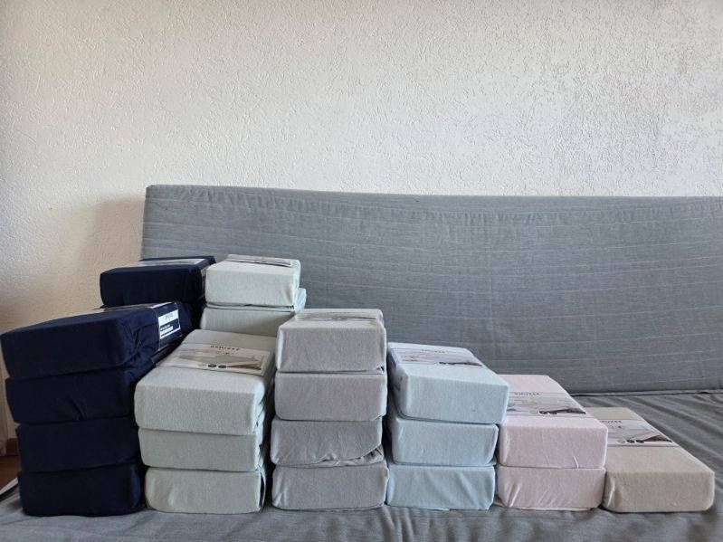 Prześcieradło Smukke 160x200x25 z gumką, Bawełna 100%