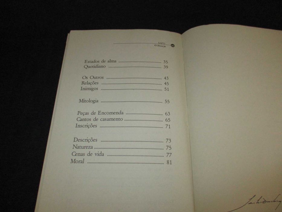 Livro O Desejo Safo Teorema