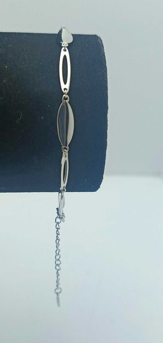 Elegancka Srebrna Bransoletka 4,11g p925 21cm