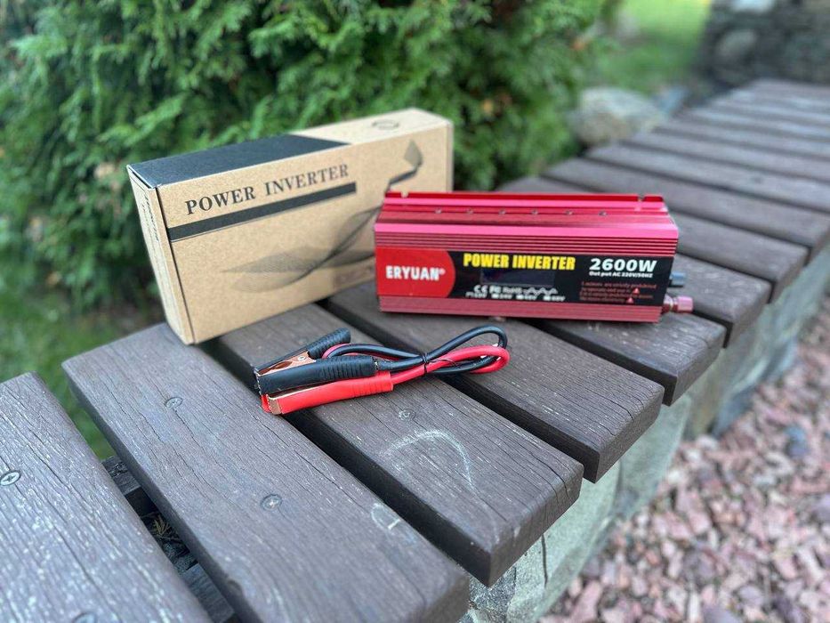 Преобразователь Інвертор Инвертор 12-220W SINUS CJ-2600W (Для хол.кот)