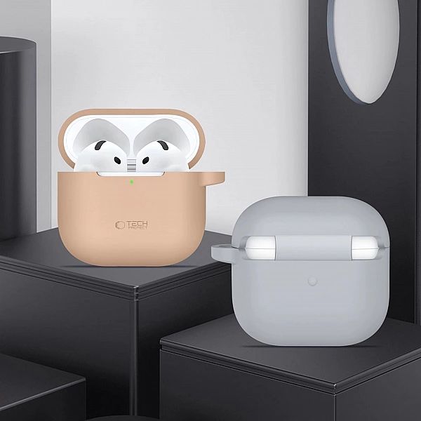 Tech-Protect Silicone Hook Apple Airpods 4 Olive Green