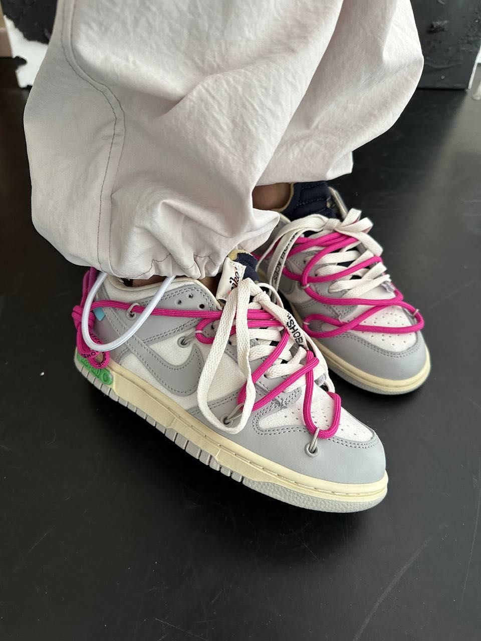 Женские кроссовки Nike Dunk Low Off-White 36-40 Новинка Весны 2023!