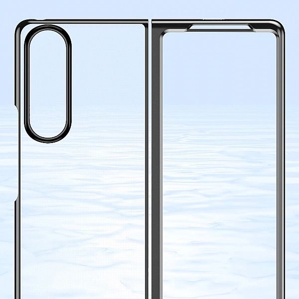 Plating Case etui Samsung Galaxy Z Fold 4 pokrowiec z metaliczną ramką