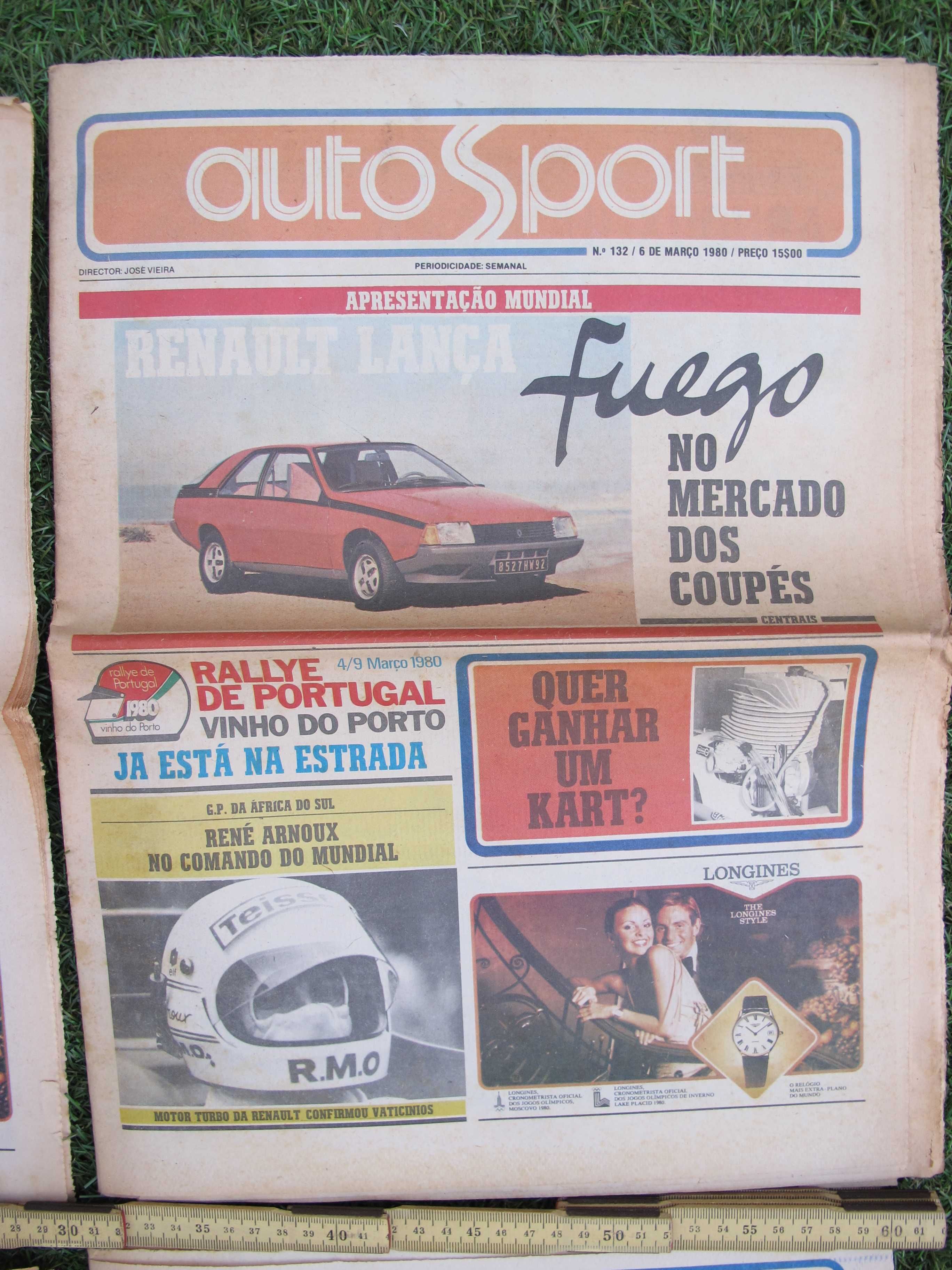 Revistas Auto Sport Antigas - Jornal Carros 80's