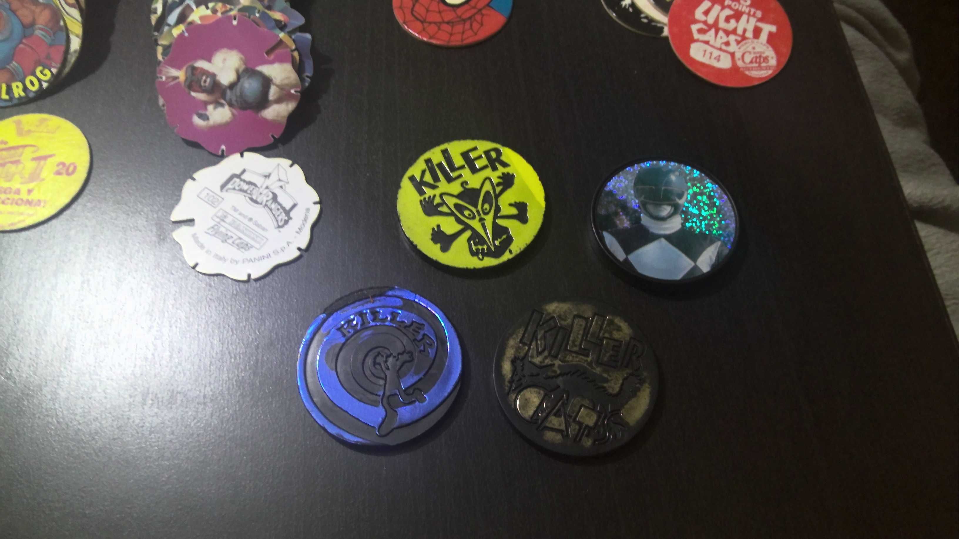 Tazos diversos (Street Fighter, West, Spiderman, Power Rangers, Etc)