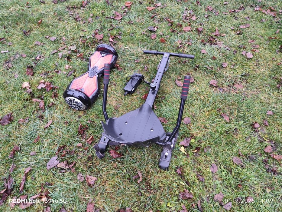 Гіроскутер та сидіння для нього (ховеркарт)