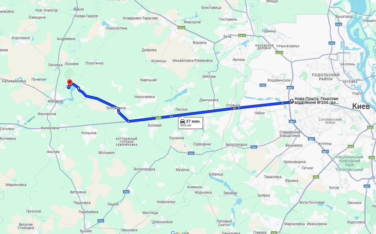 Продаж ділянки 72 сотки в Макарове.