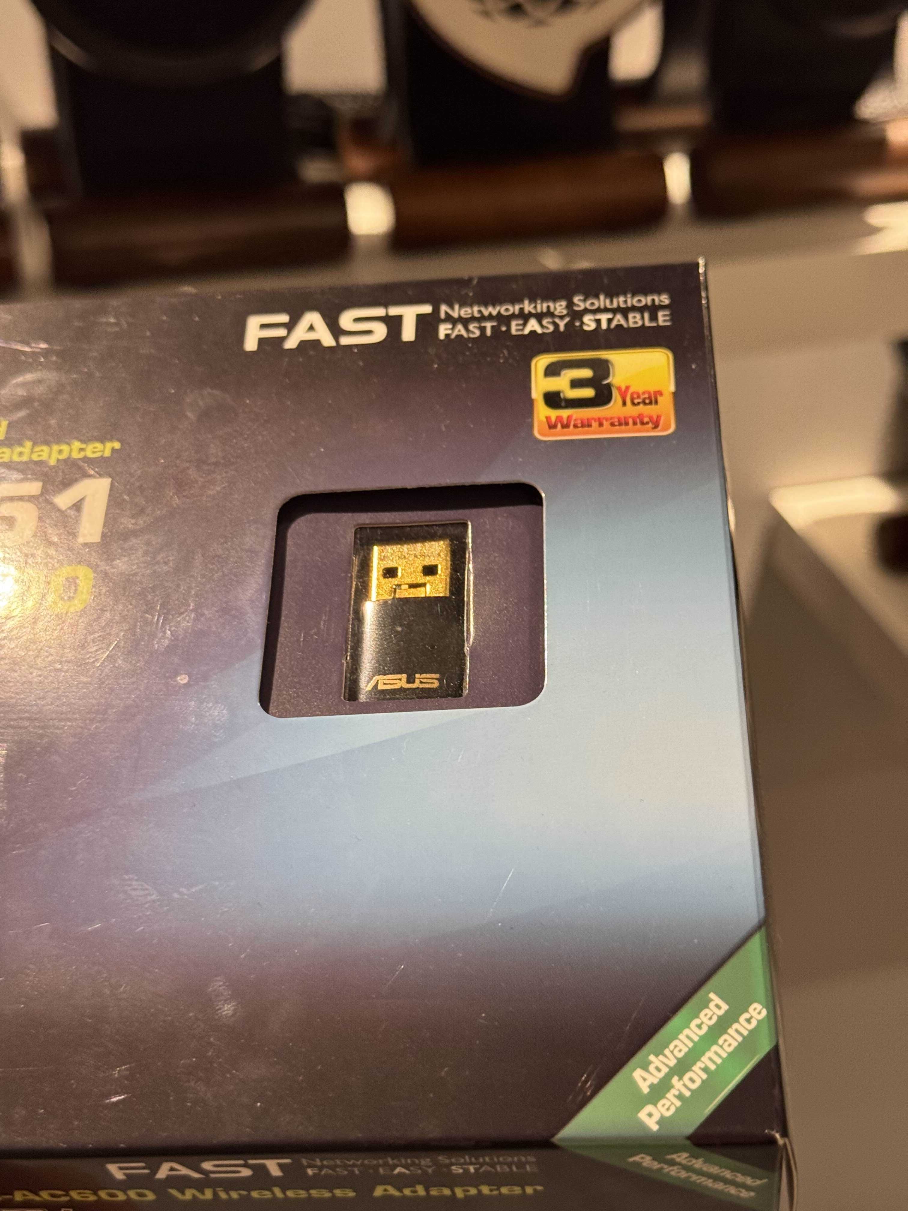 ASUS USB-AC51 WiFi AC600 Dual Band – Nowy, z pudełkiem
