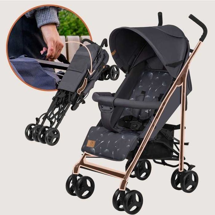 NOWY Wózek Spacerowy Dla Dzieci Lekka Spacerówka Składany + Parasolka