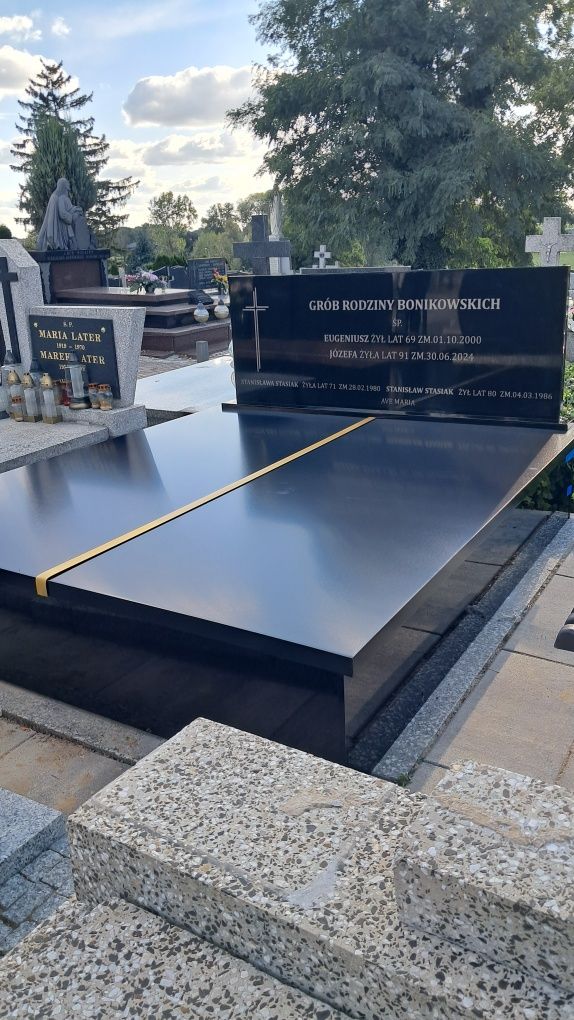 Nowoczesne Tanie Nagrobki Kompozytowe 5300 zł z montażem Cały Kraj.