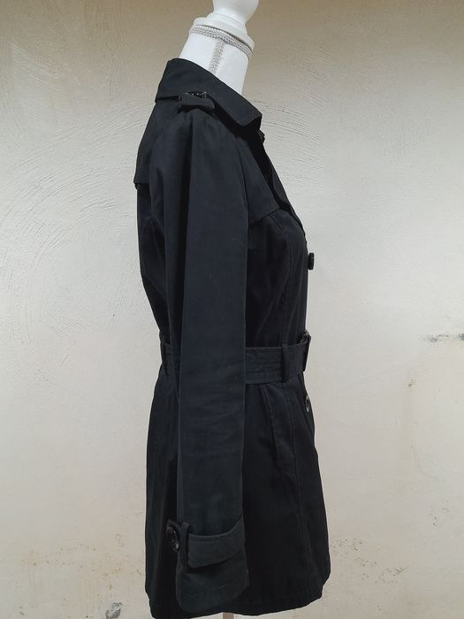 Sobretudo preto forrado de senhora tam M