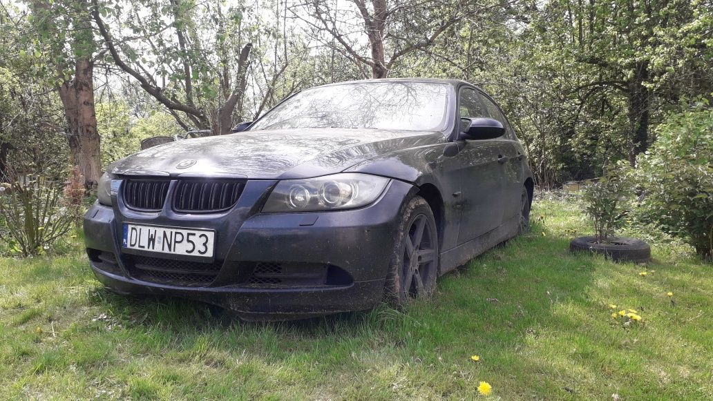 BMW  E90 320d 2005rok 2.0 D czarna Xenon