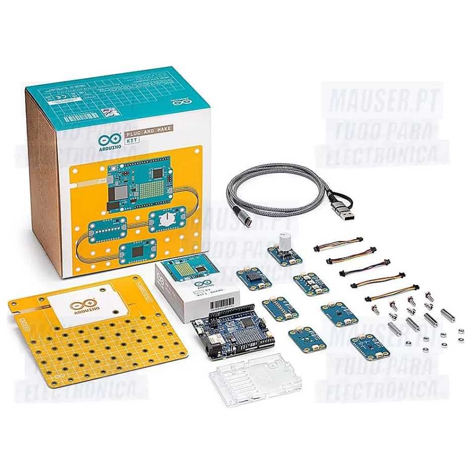 Kit Arduino Plug and Make + 7 módulos - Arduino AKX00069