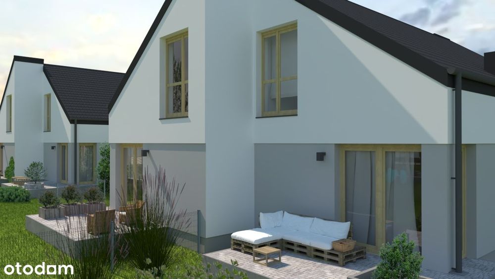 Bezpośrednio. Dom 101,5 m². Ogród 255 m².