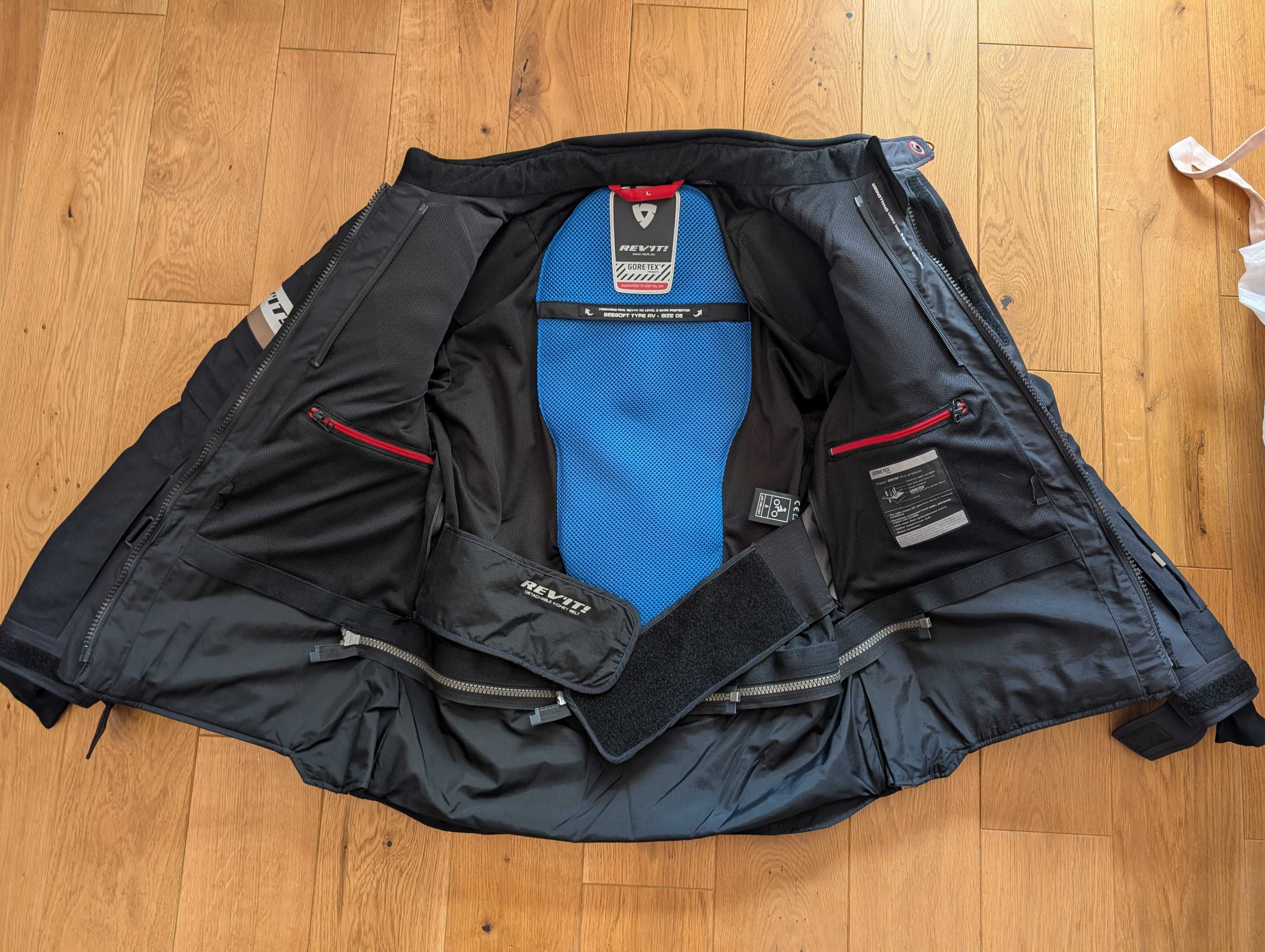 Kurtka Rev'It! Dominator GTX  L + Spodnie Rev'It! Defender GTX LShort