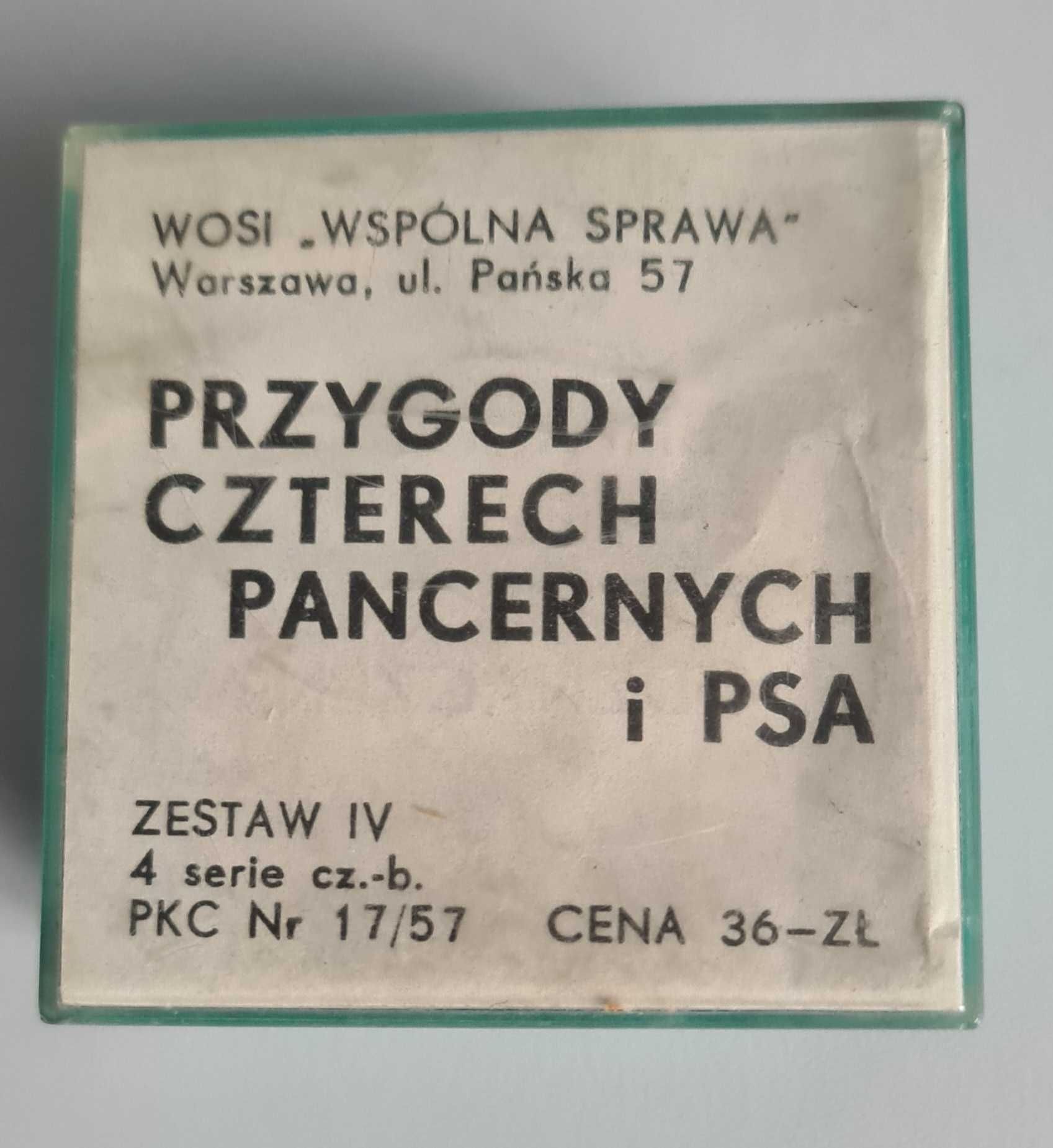 Film,bajka na rzutnik Ania Przygody Czterech Pancernych i Psa 3 szt.