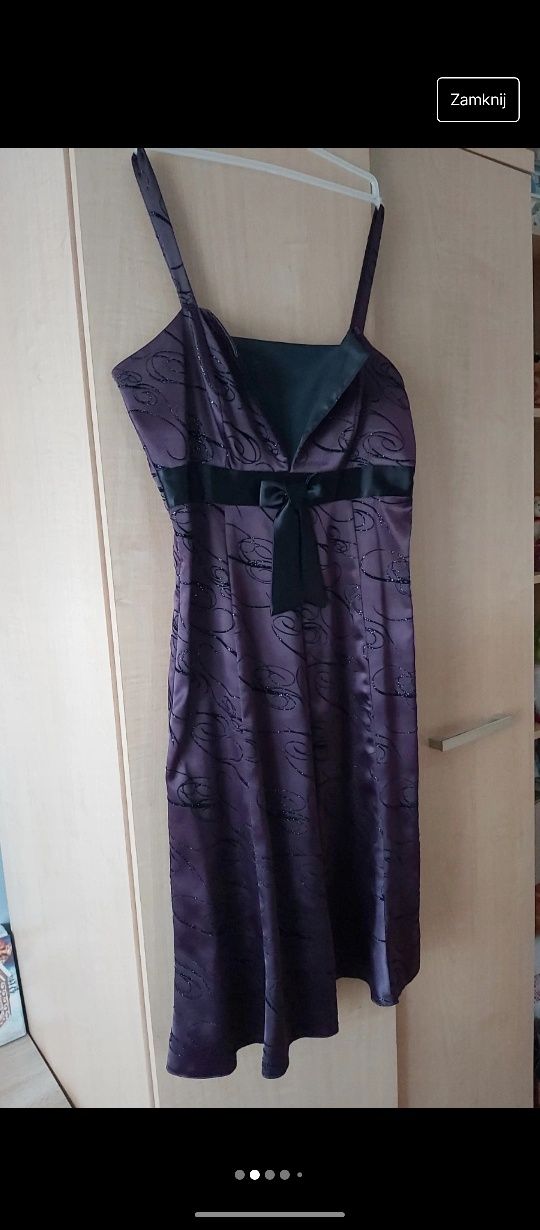 Fioletowa sukienka XL
