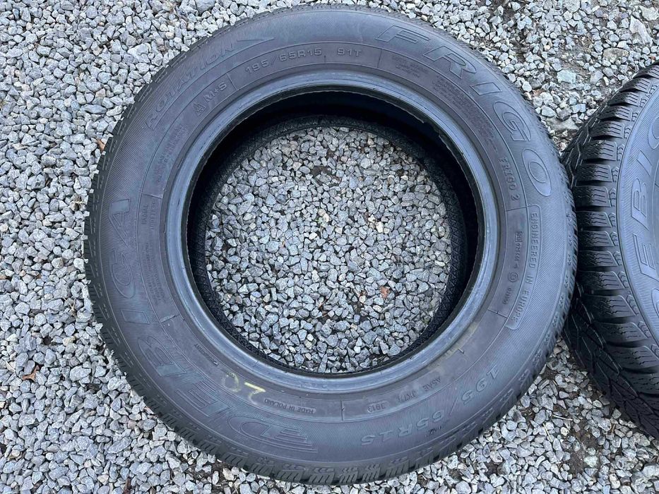 Opony 195/65R15 Dębica Frigo 2 Zima 2sztuki 7,05mm bieżnika