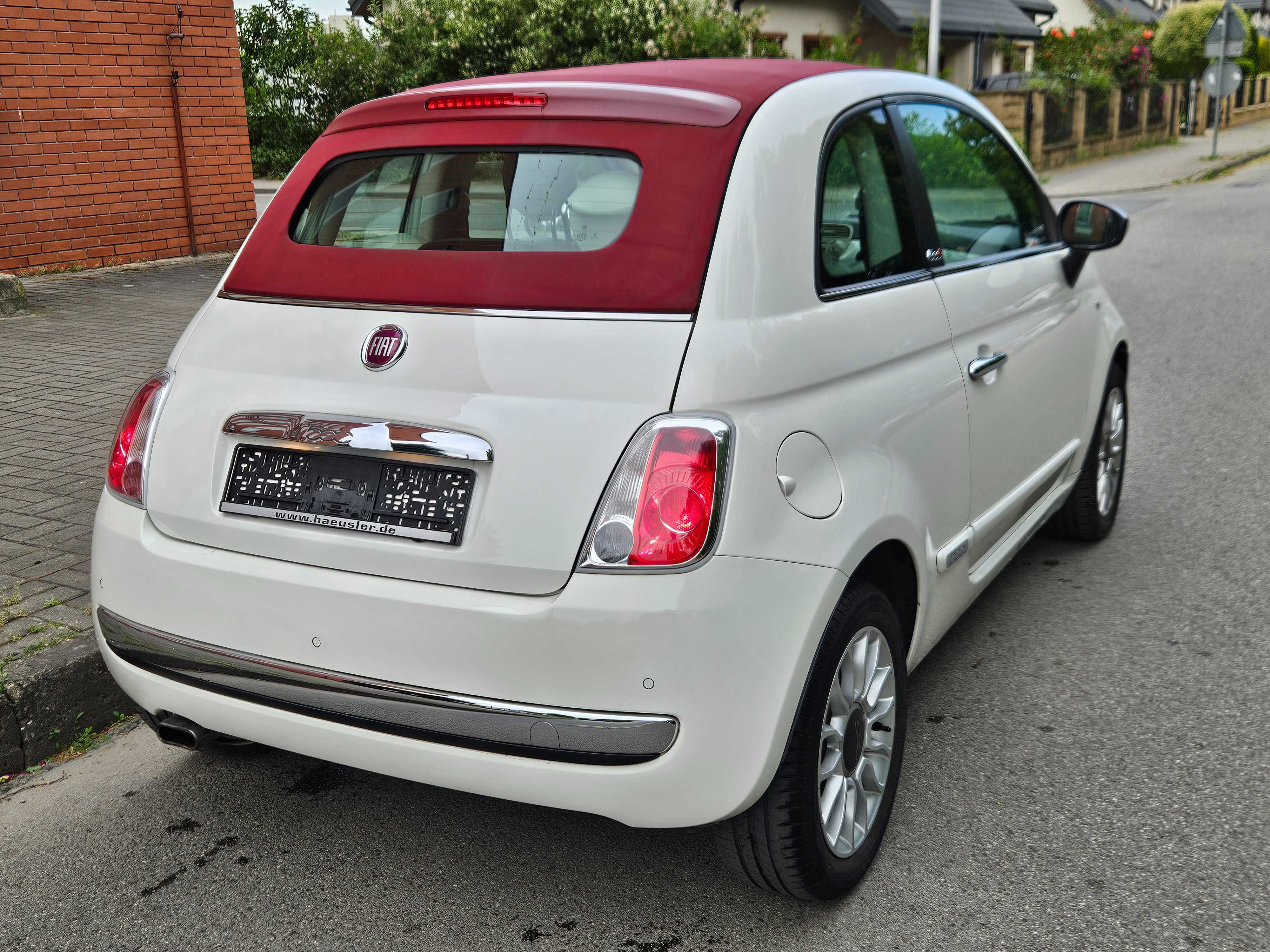 Fiat 500 Cabrio Automat 2014r 1.2 Benzyna z klimatyzacją 96.000km