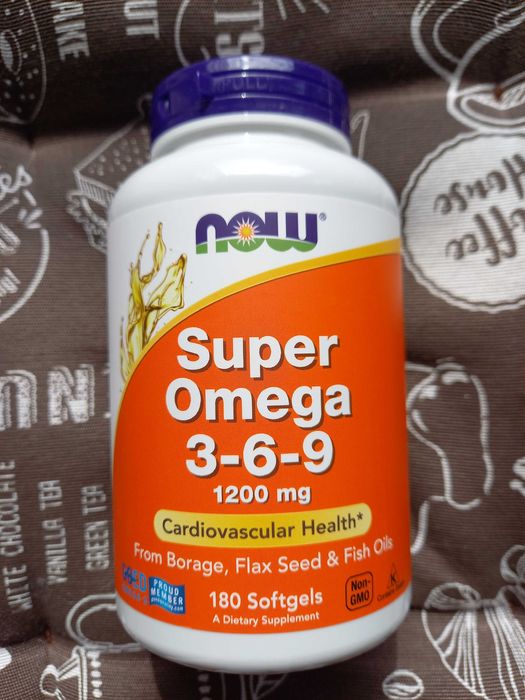 Now foods super omega 3 6 9 супер омега концентрат Рибячий жир