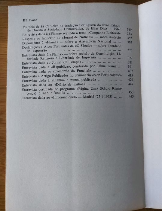 Livro de Francisco Sá Carneiro - Textos