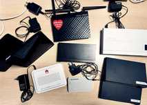 Zestaw switch, router Zyxel, Huawei, Asus Tplink, Mikrotik