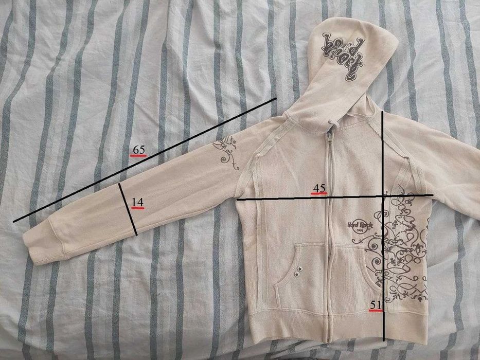 ВІНТАЖНА  HARD ROCK CAFE толстовка з капішоном 90-х (чудовий стан)