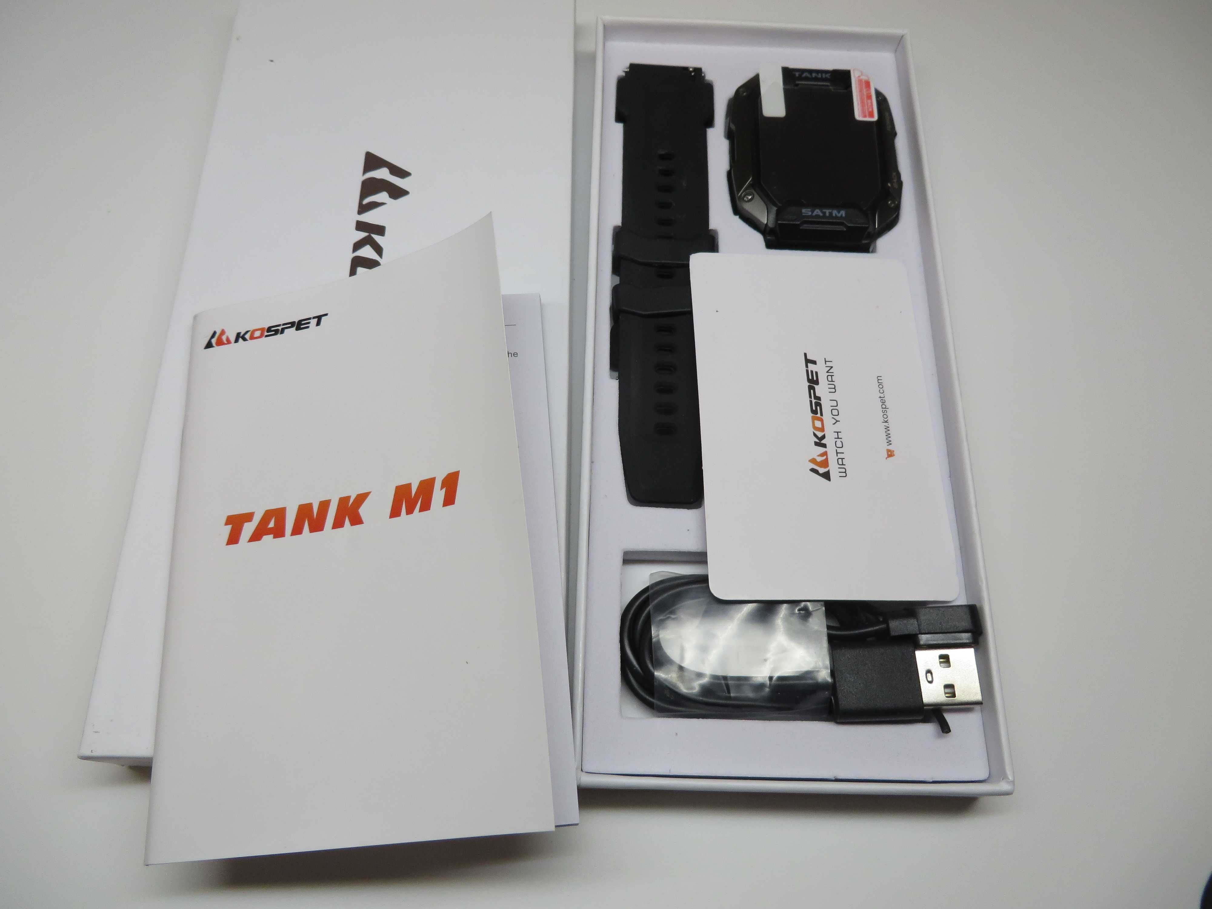 Zegarek Smartwatch sportowy Kospet Tank M1 5ATM IP69K 1,72 cala