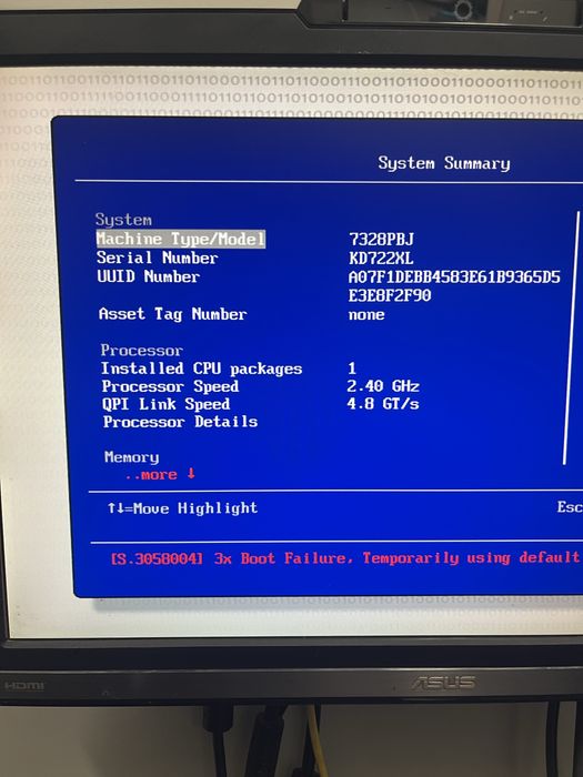 Сервер IBM x3200 m3 7328, xeon 3400, 10gb памяті, добре працює