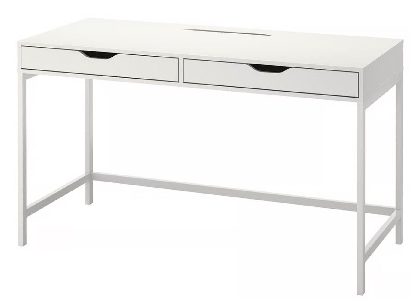 Secretária com duas gavetas do Ikea, gama Alex 132x58cm