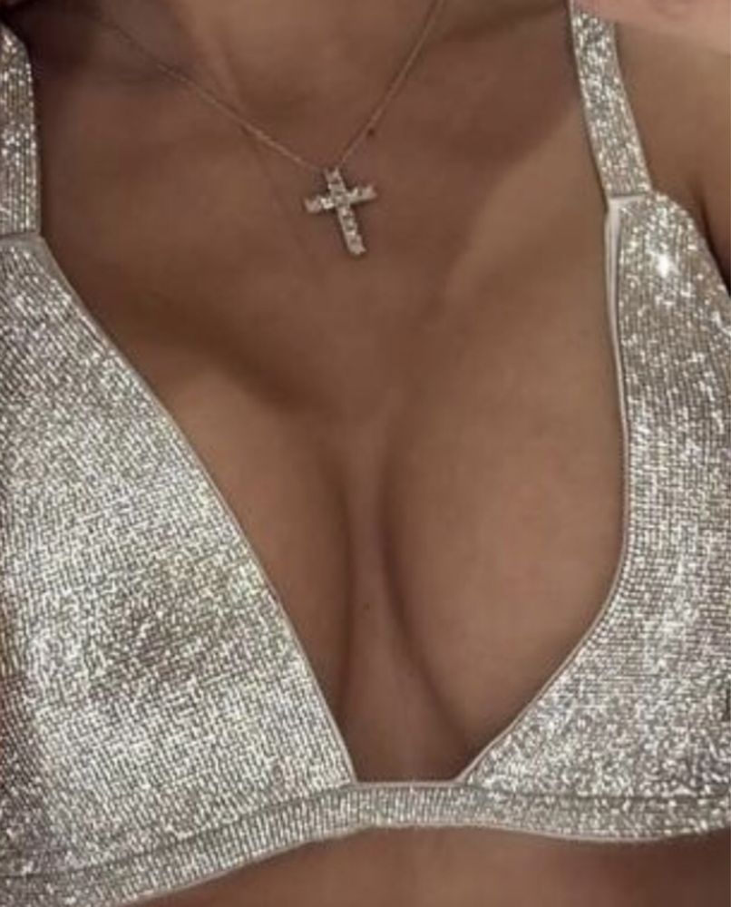 Victoria’s secret very sexy комплект в камнях triangle shine