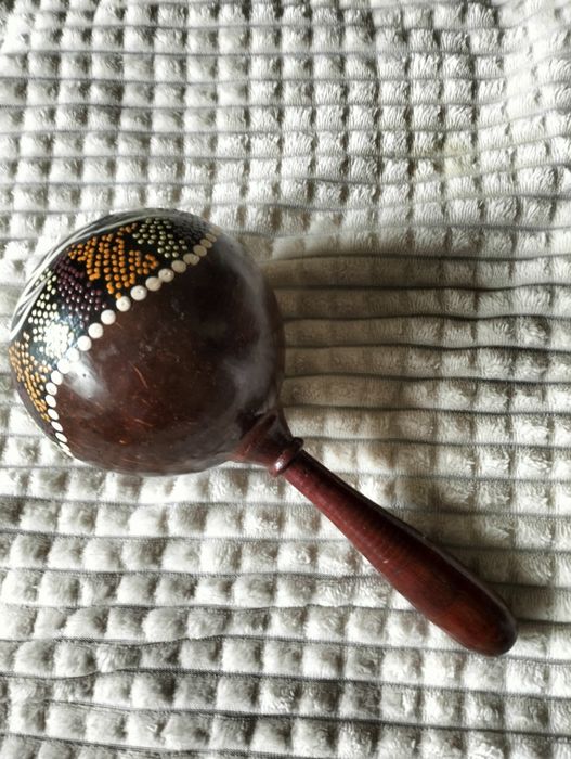 Marakas grzechotka z motywem żółwia