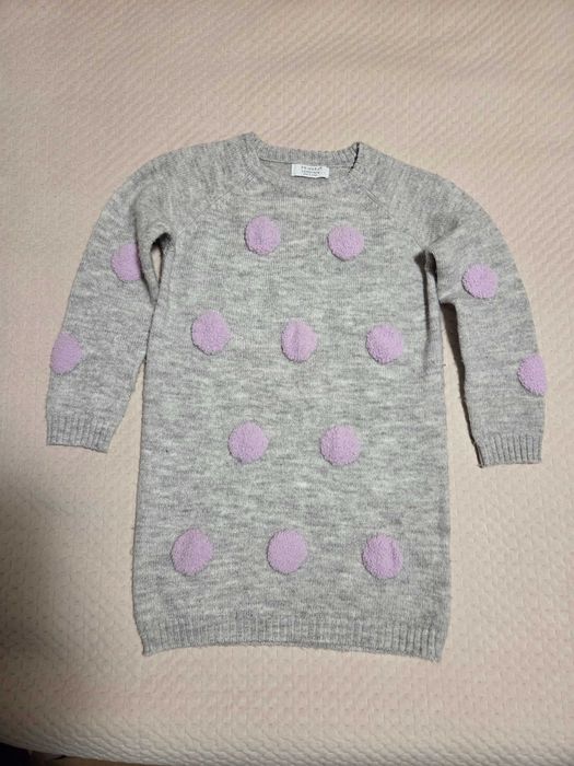 Sukienka sweterkowa Primark 116 cm dziewczęca.