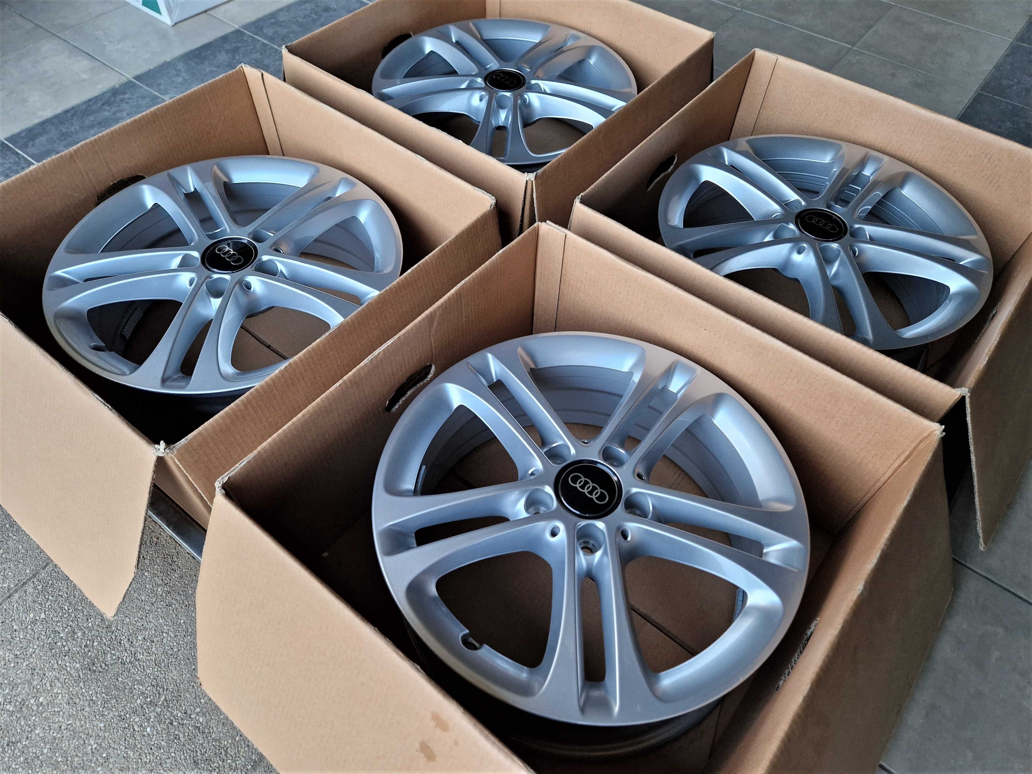 Alufelgi 17 5x112 Audi A3 A4 Q2 Q3 Seat Leon Exeo Altea Ateca 803#