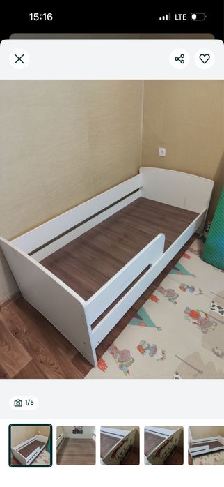 Ліжко дитяче дез боковоі опори